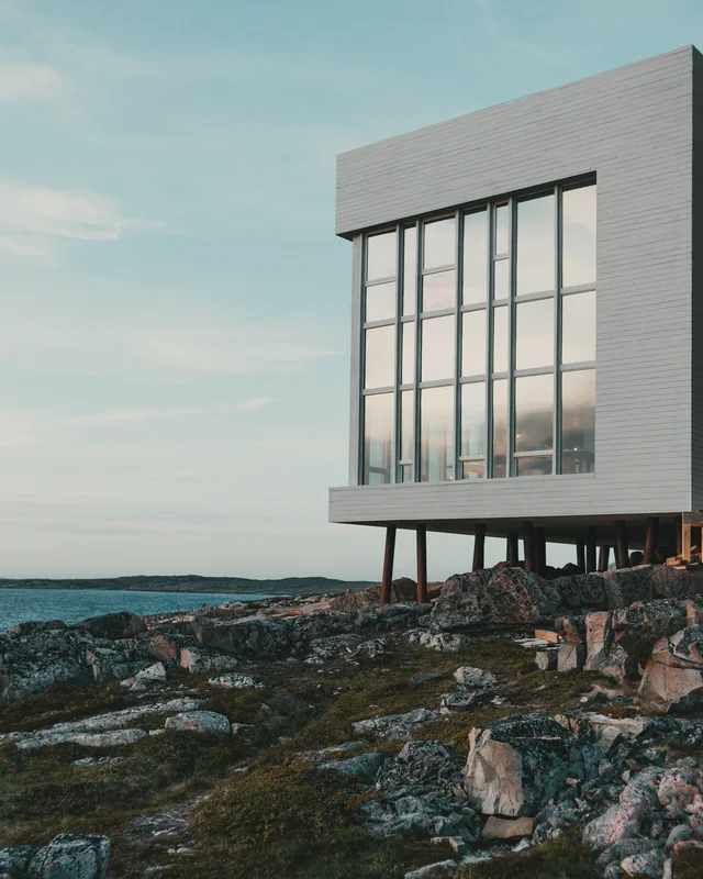 Fogo Island Inn, Haus auf Stelzen am Nordatlantik